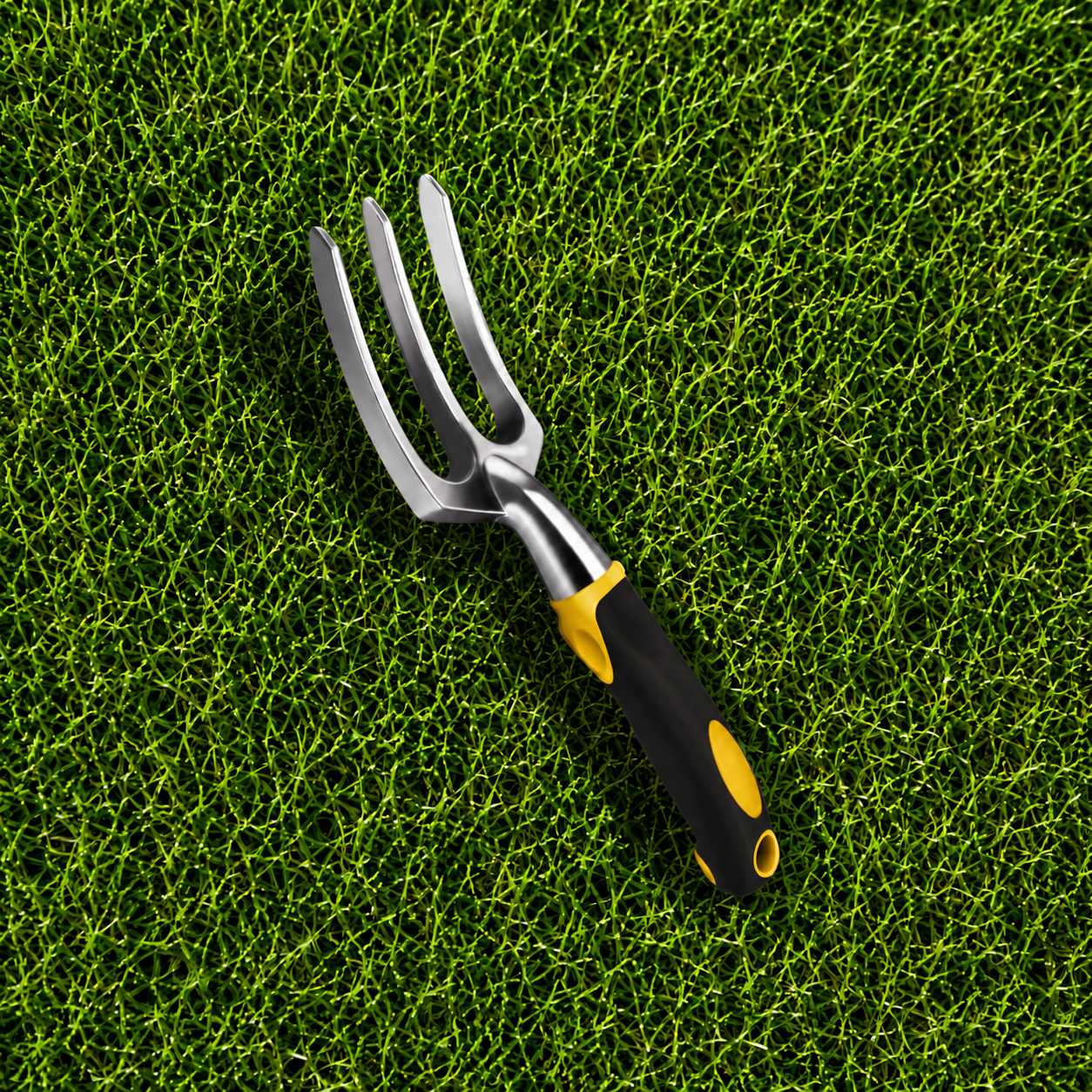 Premium Garden Tools Set of Five - Trowels(2), Fork, Rake and Weeder.