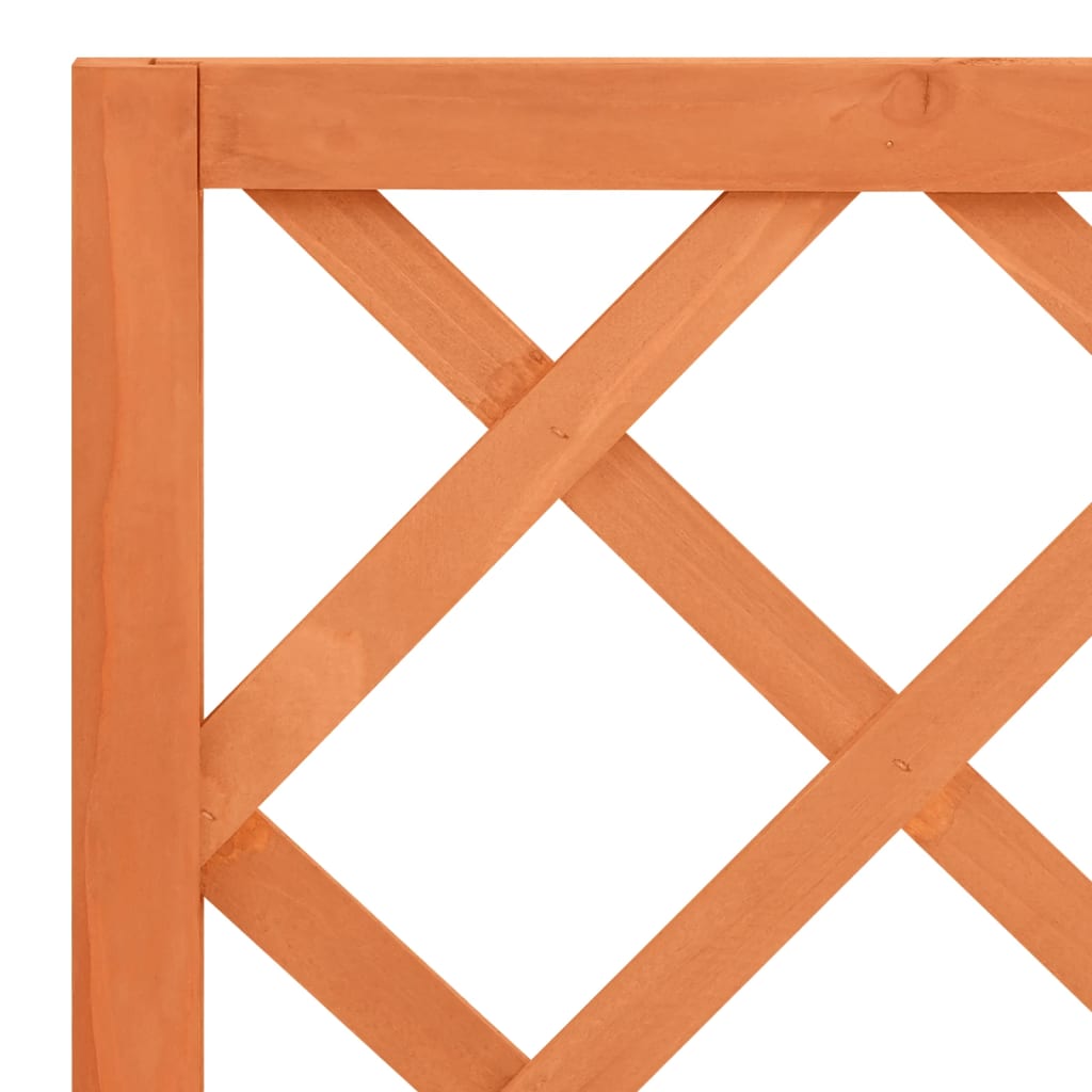 Garden Trellis with Flower Box 70 x 30 x 135 cm Fir Wood  | Garden Trellis