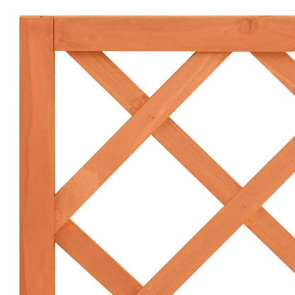 Garden Trellis with Flower Box 70 x 30 x 135 cm Fir Wood  | Garden Trellis