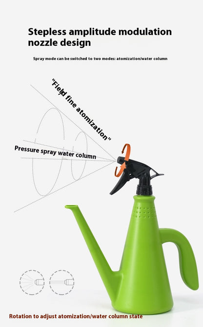 2-in-1 Watering Can with Spray Nozzle