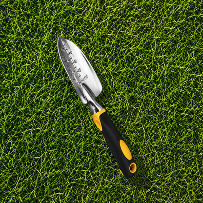 Premium Garden Tools Set of Five - Trowels(2), Fork, Rake and Weeder.