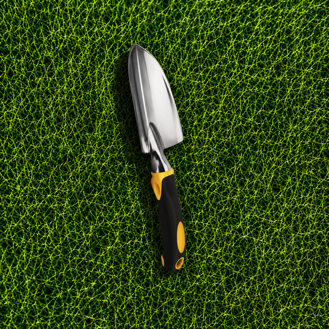 Premium Garden Tools Set of Five - Trowels(2), Fork, Rake and Weeder.