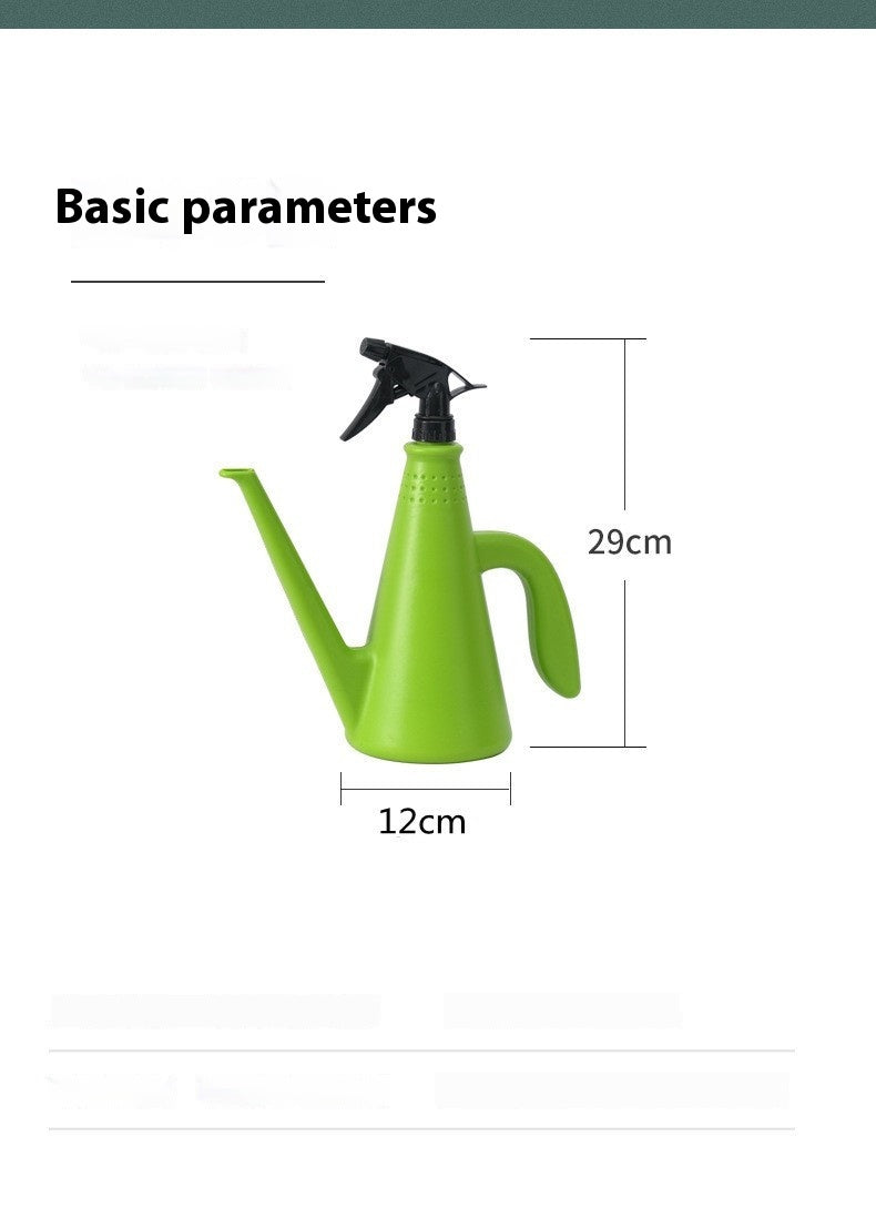 2-in-1 Watering Can with Spray Nozzle