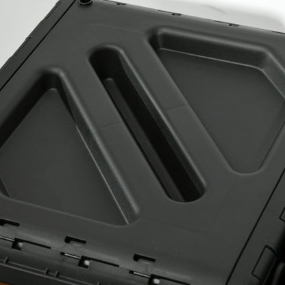 Dual Chamber Compost Tumbler Bin, Outdoor Tumbling Composter with 24 Ventilation Openings and Steel Legs, 34.5 Gallon