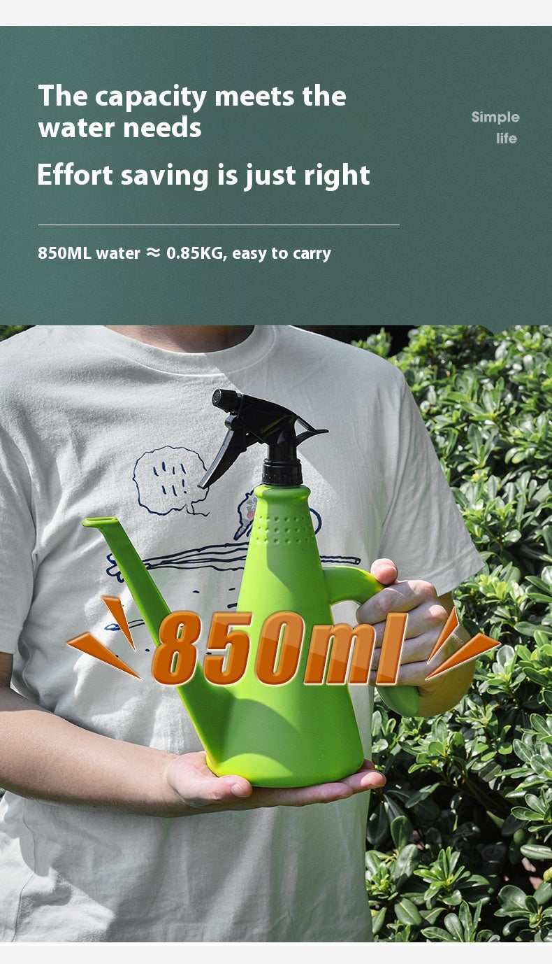2-in-1 Watering Can with Spray Nozzle